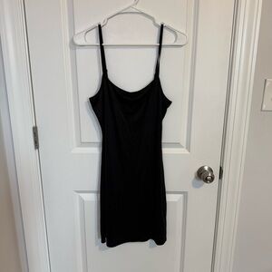 Kardashian Kollection Women’s‎ Medium Slip Dress Black Adjustable Thin Straps
